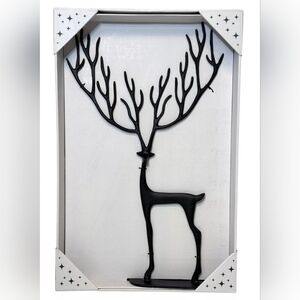 NIB MERRY MOMENTS Large 26” Aldi Dramatic Metal Decorative Reindeer Holiday